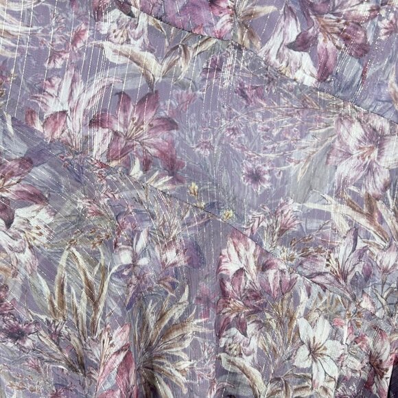 NWT Marchesa Notte Asymmetrical Long Sleeve Dress - Picture 5 of 9